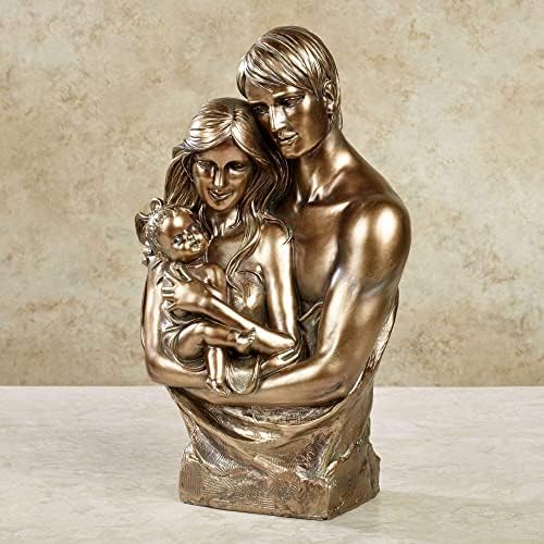 Touch of Class Full of Love Family Sculpture Antique Gold