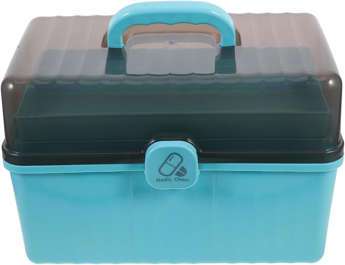 Tofficu 3-Layer Medicine Cabinet Organizer Storage Box