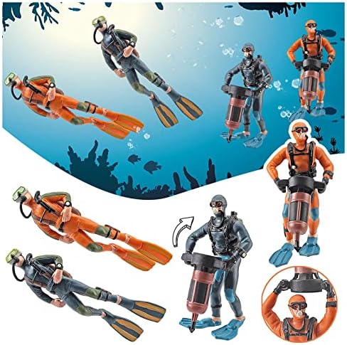 Nudsfuii Mini Diver Statue Home Decor
