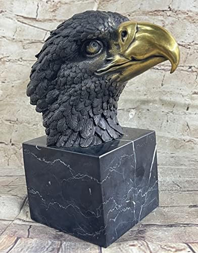 European Bronze Handmade American Bald Eagle Statue