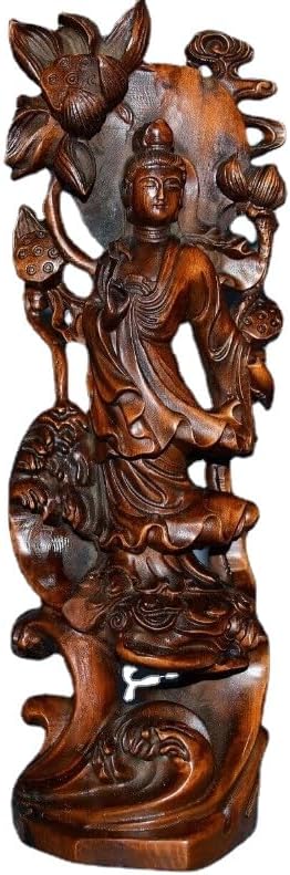 LimpaC Collection Mini Boxwood Kwan-yin Statue