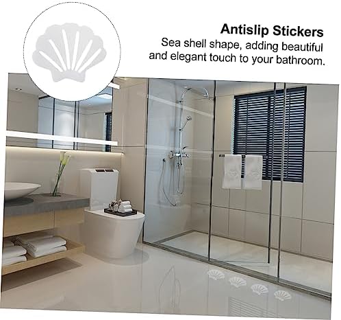 12Pcs Shell Shape Antislip Stickers for Bathroom