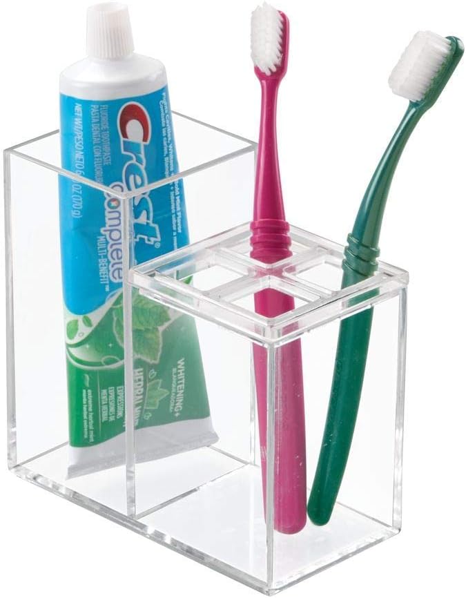 iDesign Clarity Wall Mount Nail Polish Storage Rack with 3 Shelves