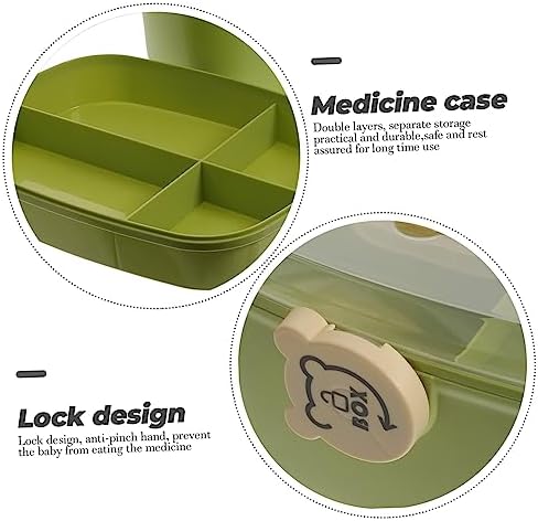 COLLBATH Medicine Cabinet with Lock and Anti-Pinch Hand