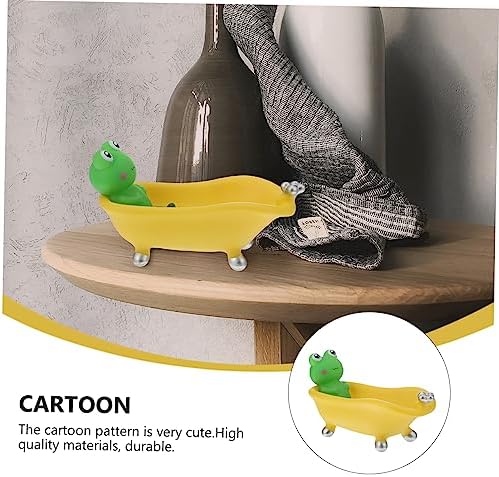 PAMINGONO Cartoon Soap Dish Quick Drainage Sturdy 1