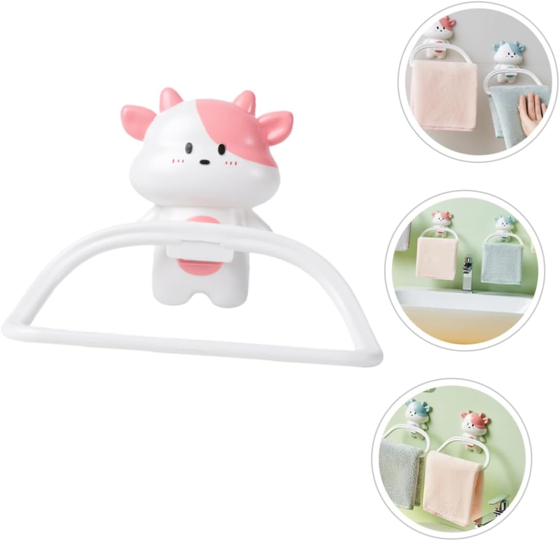 Cabilock Wall Mounted Towel Rack Cartoon Design