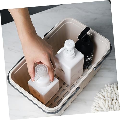CANIGHT Portable Shower Basket with 2 Handles for Bathroom Storage