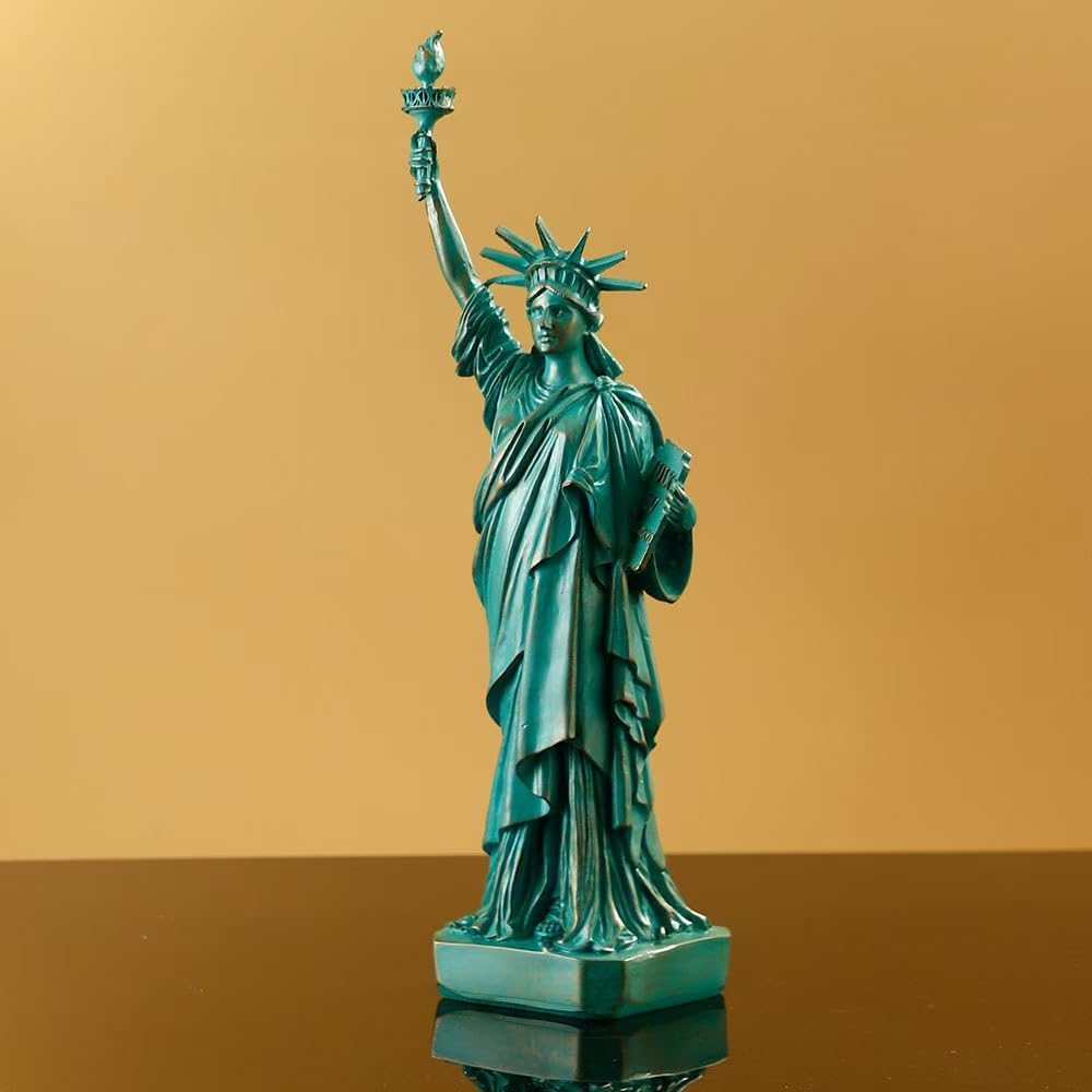 Rekeell Creative Statue of Liberty Figurine Green