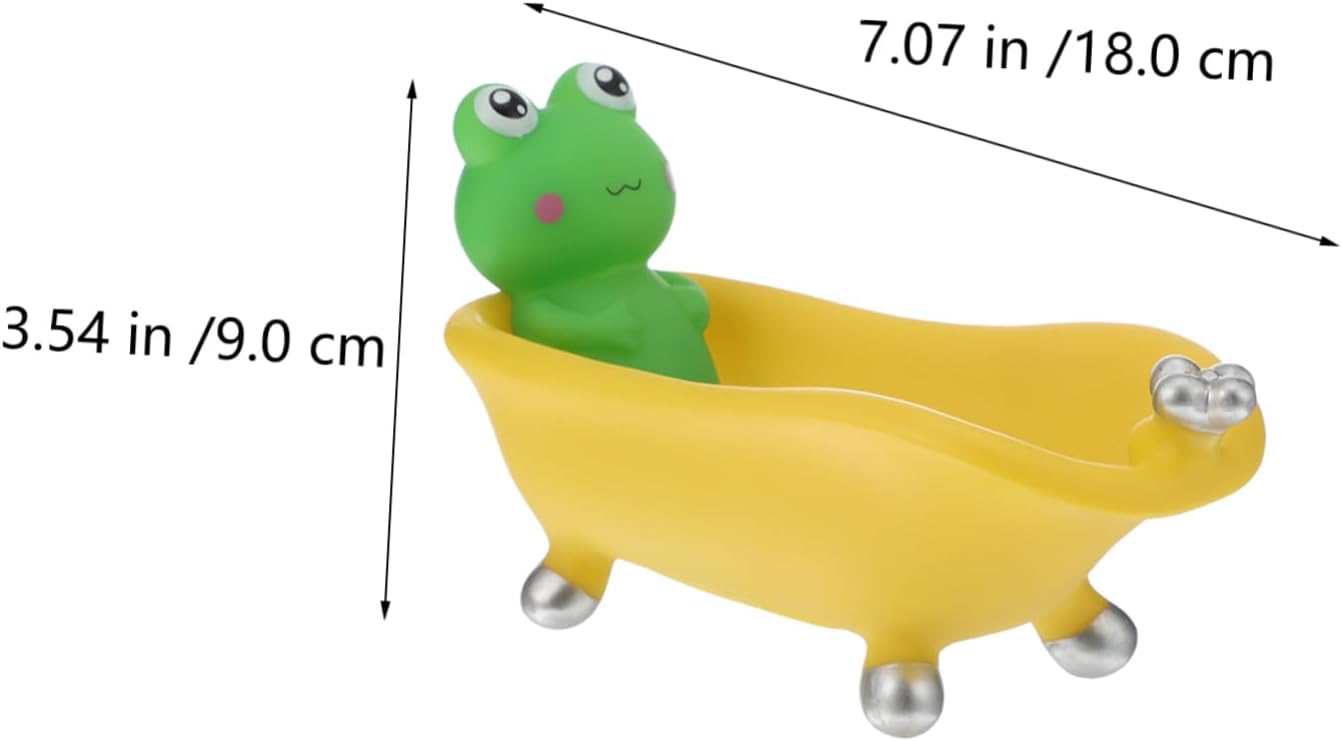 MAGICLULU Cartoon Frog Soap Dish with Drain 1