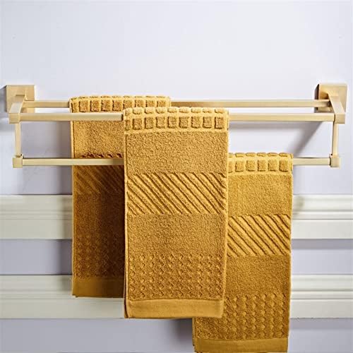 LeGDOr Nordic Light Luxury Brushed Gold Towel Rack Set 1