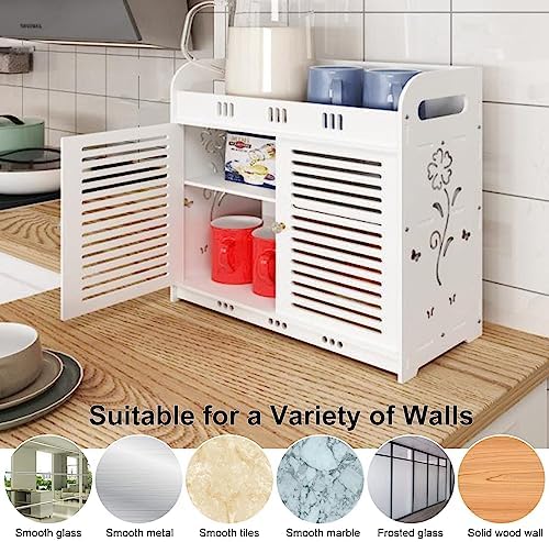 Saterkali Bathroom Shelve Cabinet White 1694 x 1497 x 709