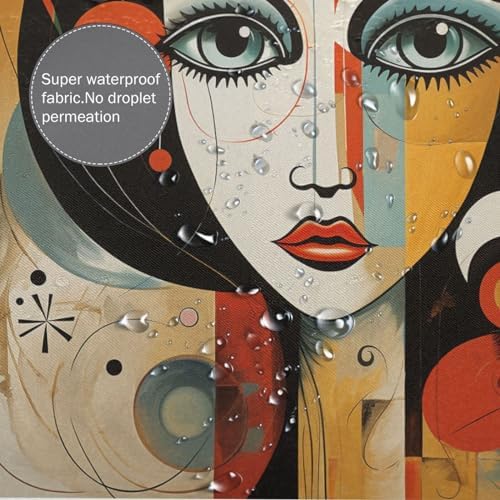 DAOWANGZUO Female Face Shower Curtain Set 1