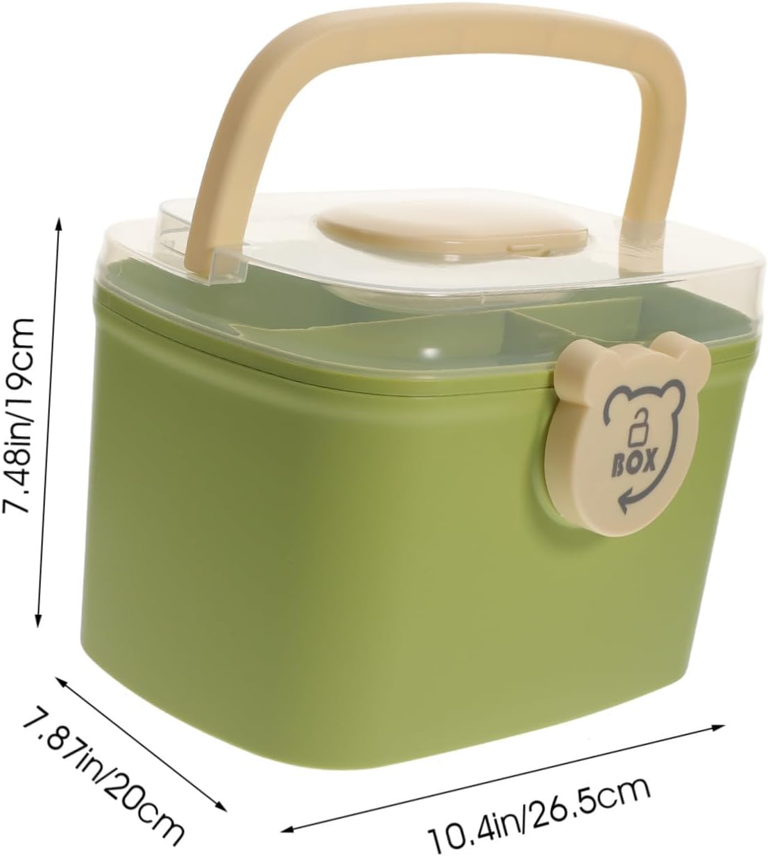 COLLBATH Medicine Cabinet with Lock and Anti-Pinch Hand