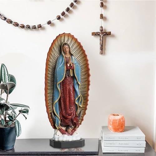 Our Lady of Guadalupe Statue - 135 Inches Hand Painted Religious Sculpture