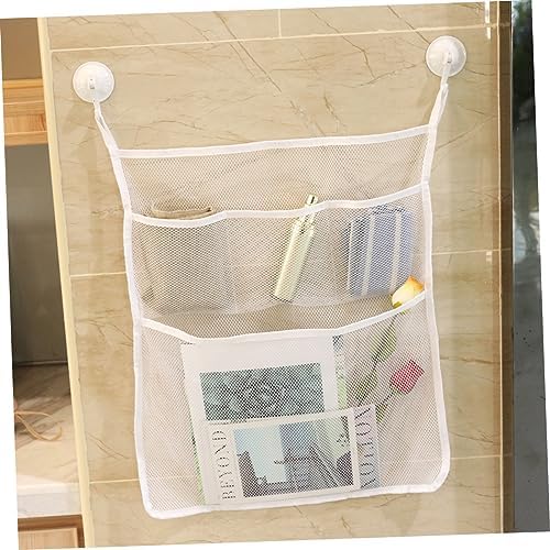 GLEAVI Multifunctional Bath Organizer Set with Suction Cup Hooks