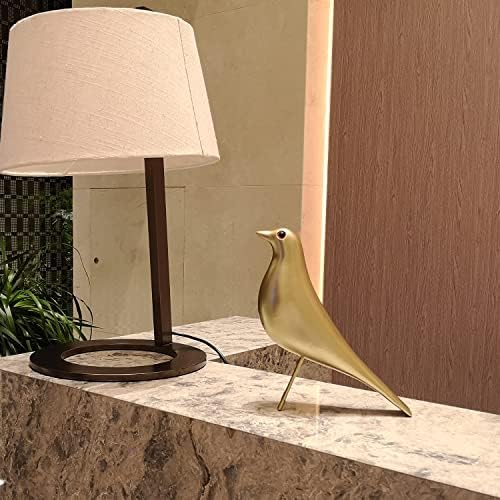 Mid Century Style Desk Bird Ornament in Gold
