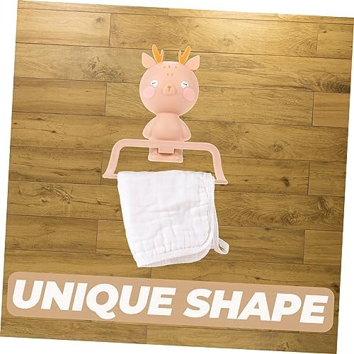 Labrimp Cartoon Elk Wall Towel Rack