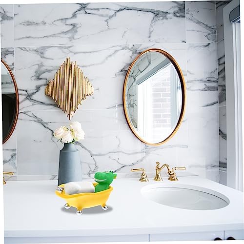 BRIGHTFUFU Sponge Soap Holder with Dinosaur Design