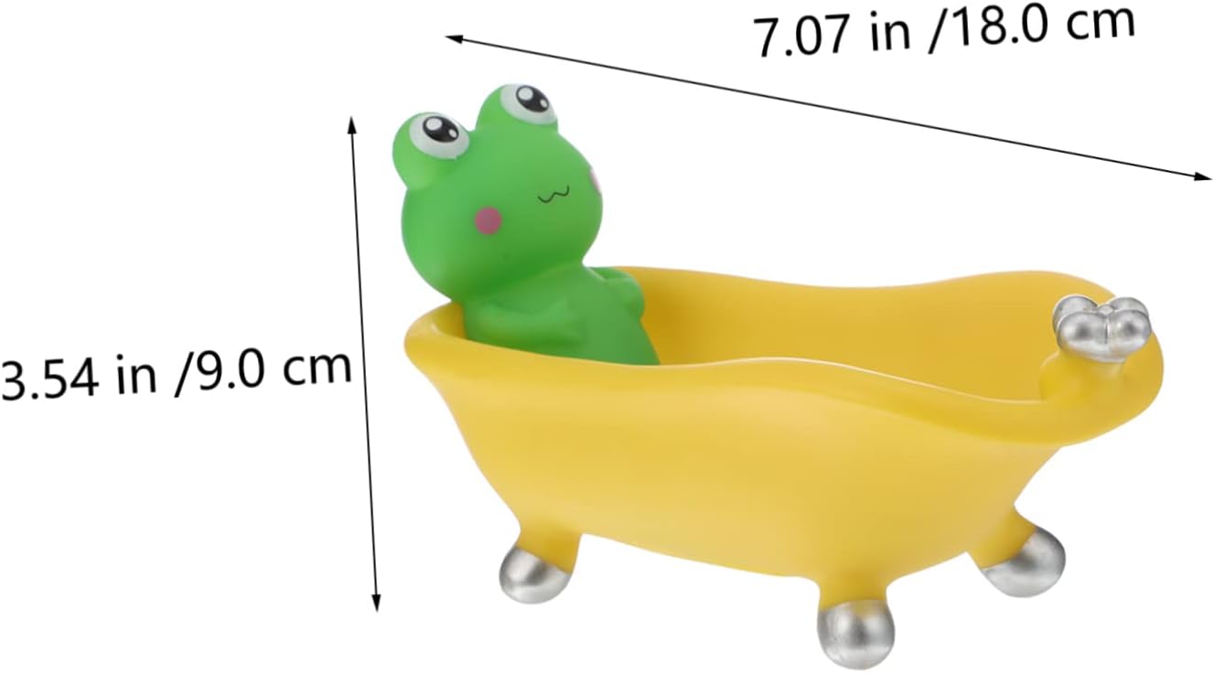 PAMINGONO Cartoon Soap Dish Quick Drainage Sturdy 1