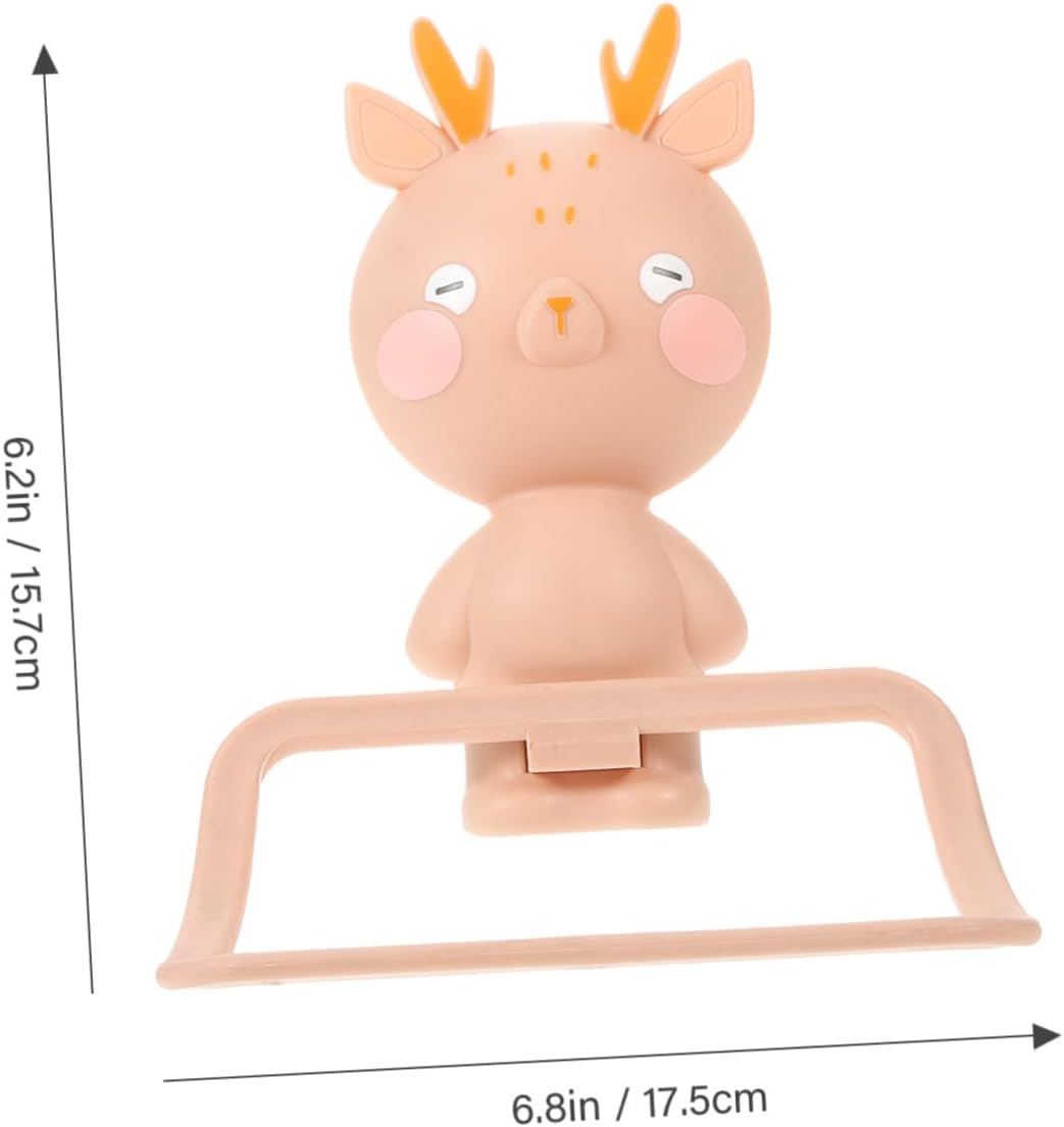 Labrimp Cartoon Elk Wall Towel Rack