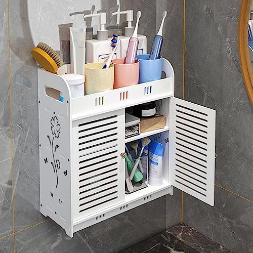 Saterkali Bathroom Shelve Cabinet White 1694 x 1497 x 709