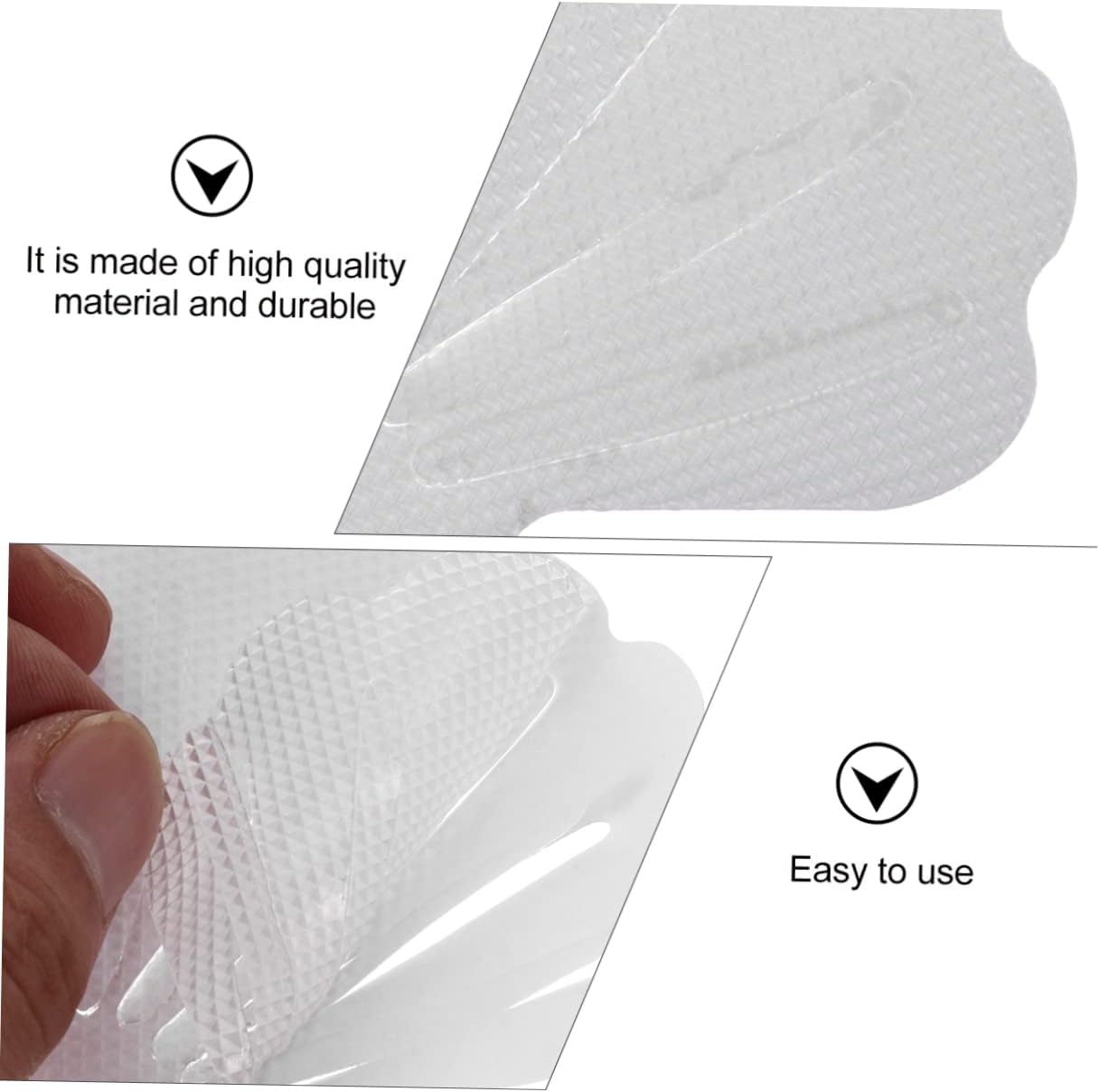 VOSAREA 12Pcs Shell Shape Safety Decals for Bathroom