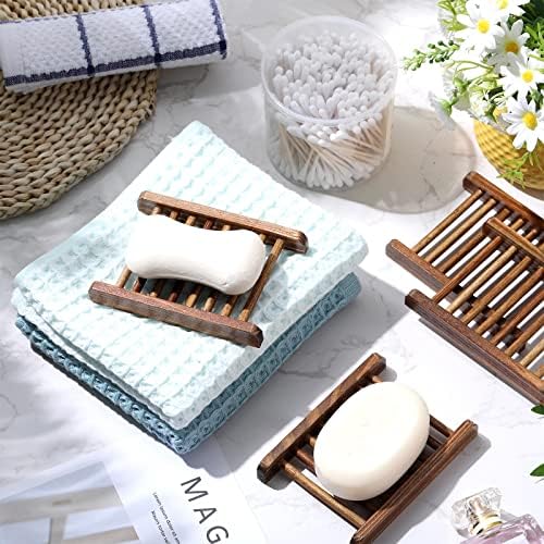 Amyhill Bamboo Soap Dish Holder 80 Packs
