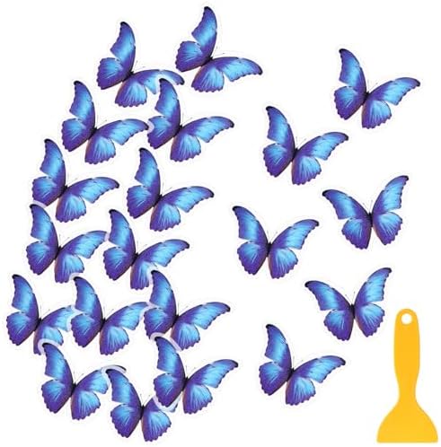20 Pcs Butterfly Anti Slip Bathtub Stickers