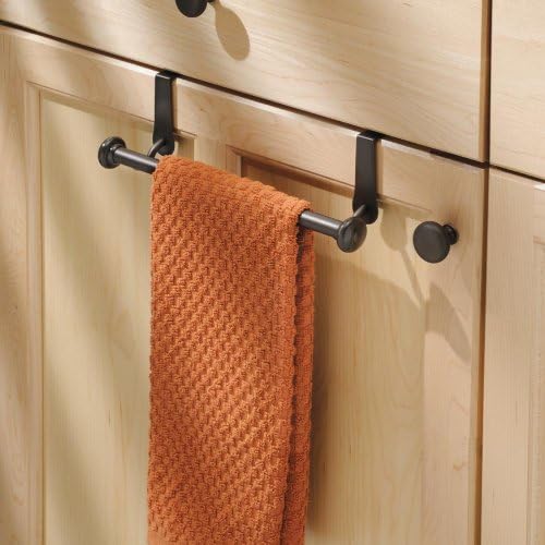 InterDesign York Metal Dish Towel Rack - Bronze