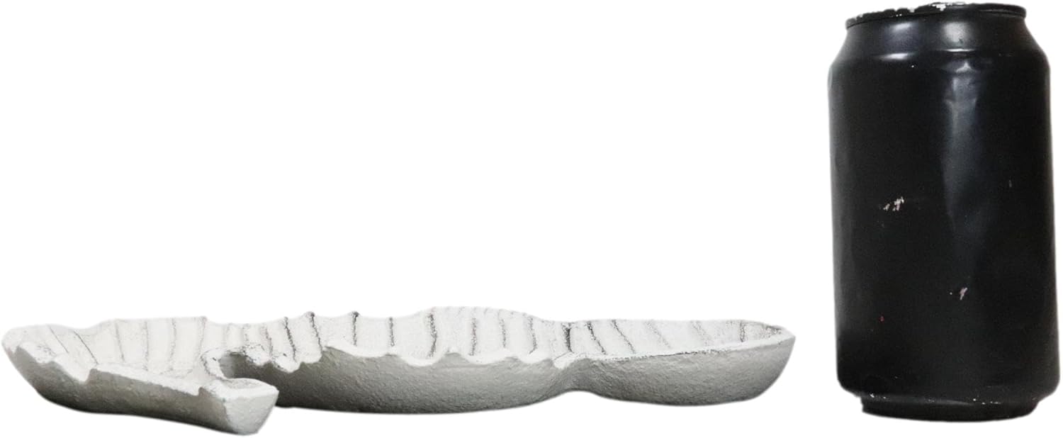 Ebros Gift Cast Iron Seahorse Soap Dish Tray 1