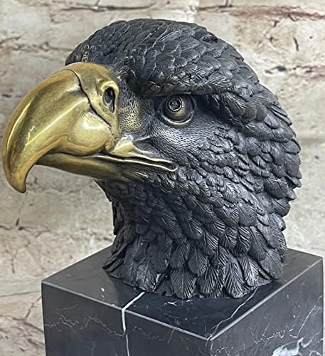 European Bronze Handmade American Bald Eagle Statue