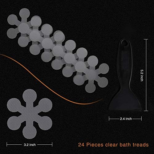 Secopad Non-Slip Bathtub Stickers with Scraper