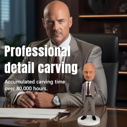 Customized Police Officer Bobblehead - Personalized Desk Decor