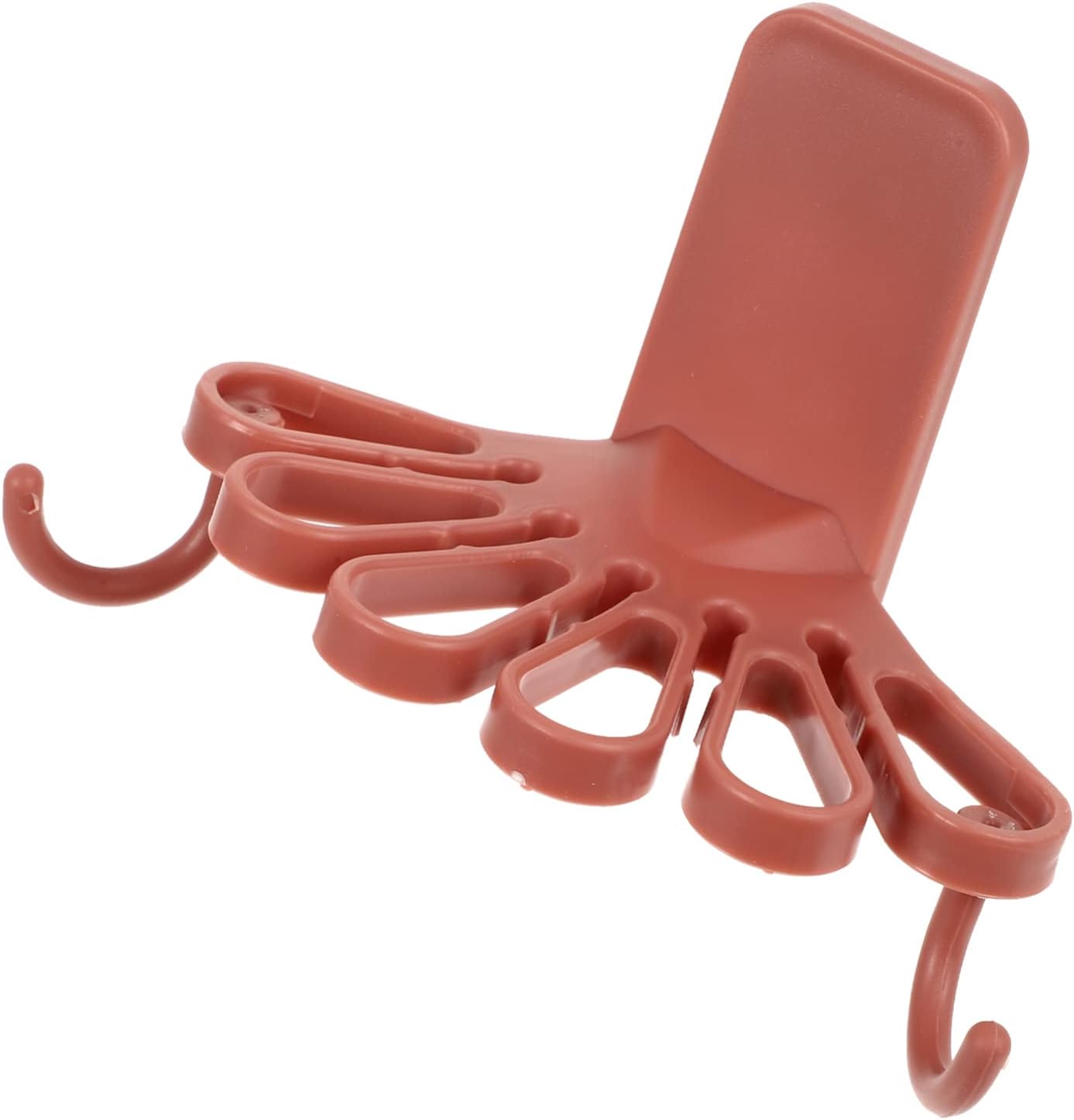 Housoutil Plastic Towel Rack Holder with Swivel Hooks