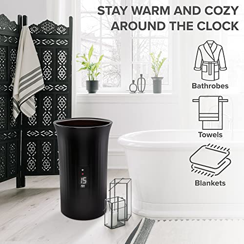 Live Fine Towel Warmer with LED Timer and Auto Shut-Off