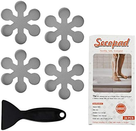 Secopad Non-Slip Bathtub Stickers with Scraper