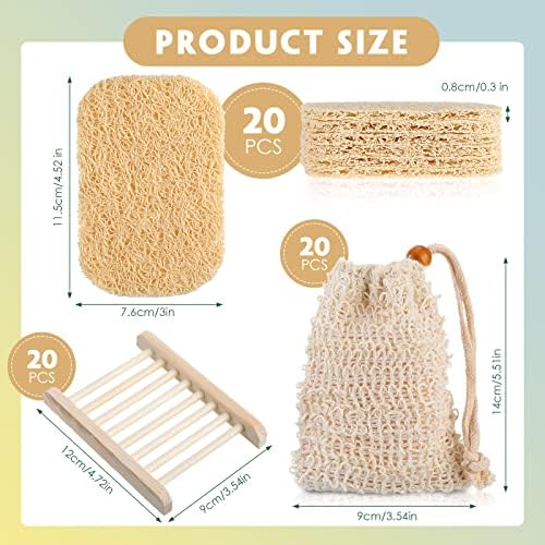 Yinder 60 Pcs Soap Accessories Set for Bathroom