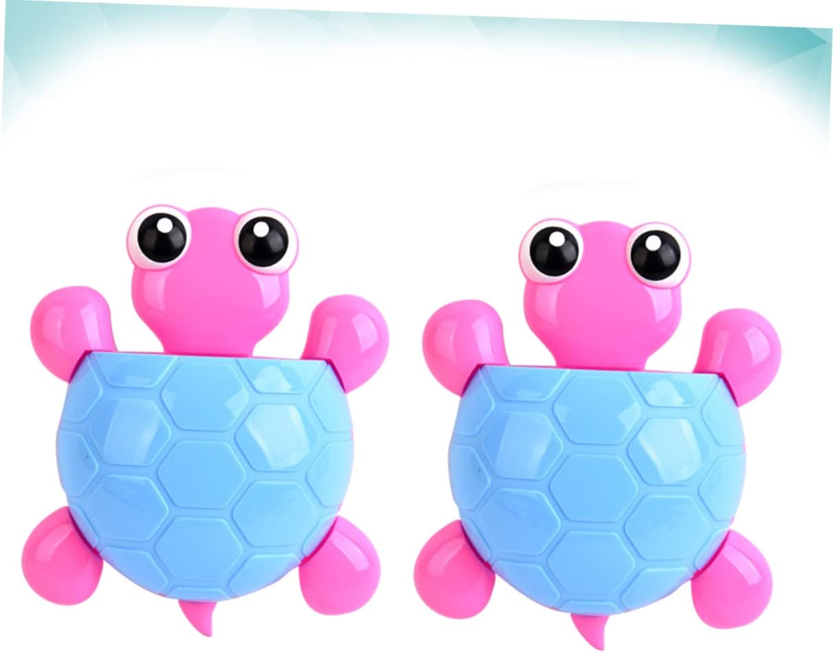 Cute Turtle Wall Toothbrush Holder Suction Cup Rack