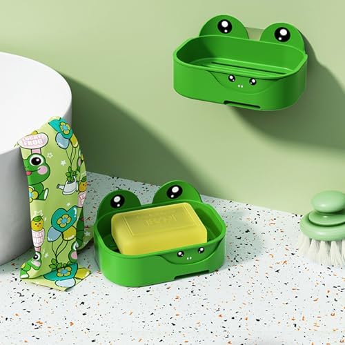 Frogs Themed Soap Holder for Bathrooms and Kitchens