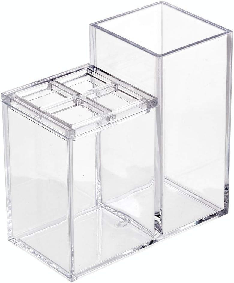 iDesign Clarity Wall Mount Nail Polish Storage Rack with 3 Shelves