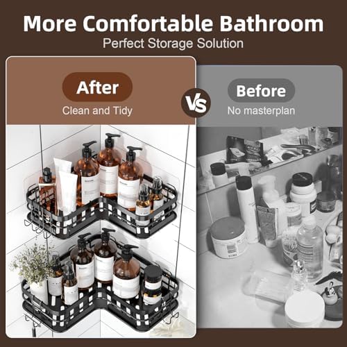 Getsrichfc Corner Shower Caddy 3 Pack Set 1