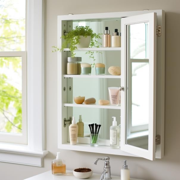LINOXE Medicine Cabinet Replacement Shelf - 3 Depth 145 Length