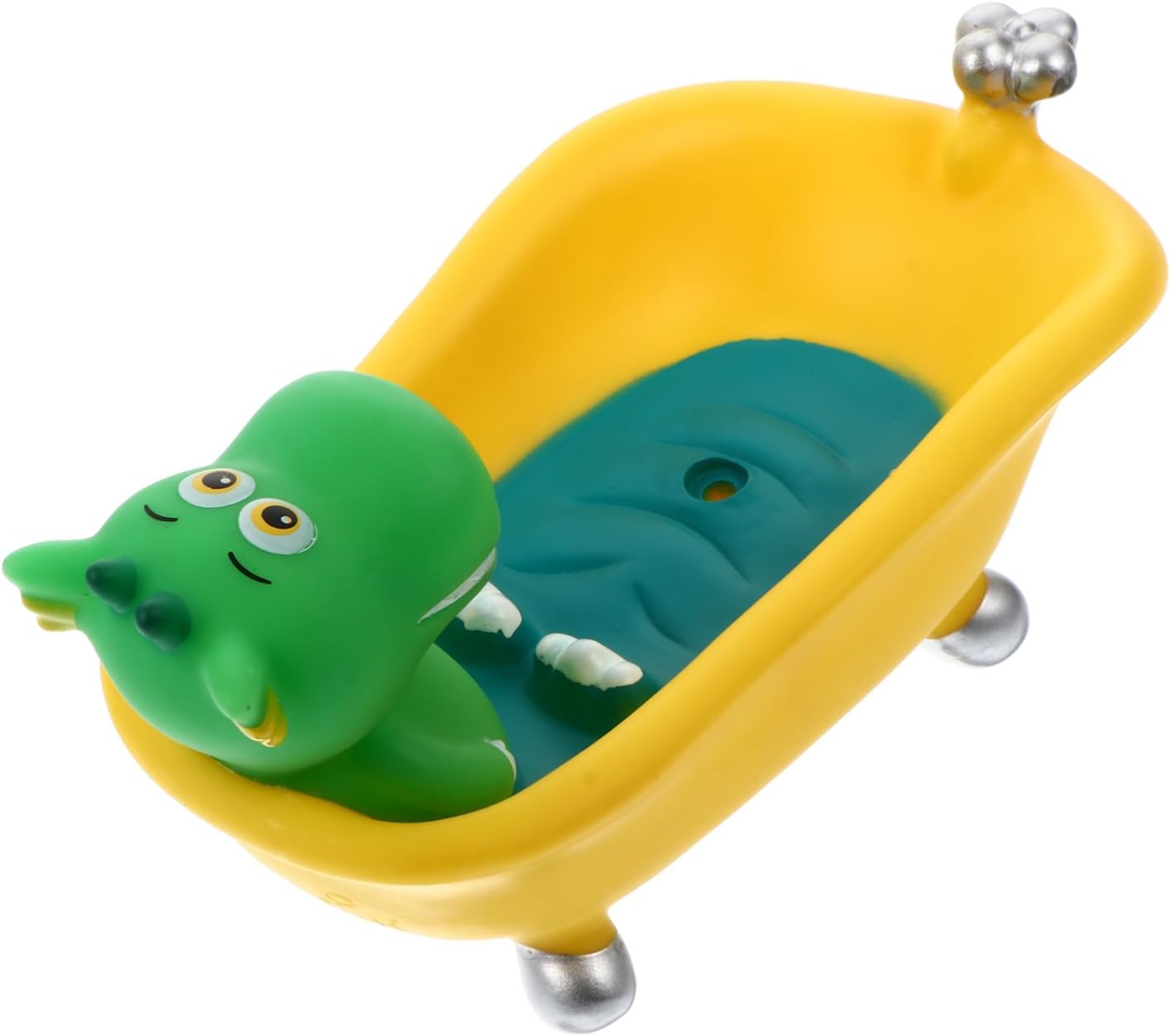 Amosfun Bathtub-Shaped Dinosaur Soap Storage Box