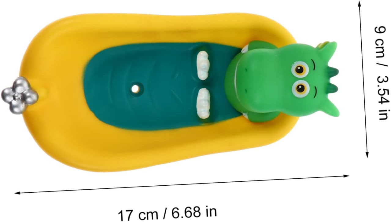 Dinosaur Soap Dish Cartoon Storage Drain Box