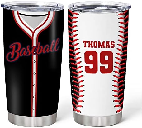 Hyturtle Personalized Baseball Tumbler 20oz