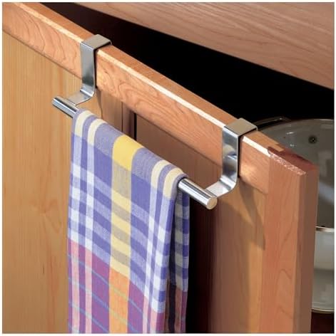 InterDesign iDesign Forma Metal Towel Rack for Kitchen and Bathroom