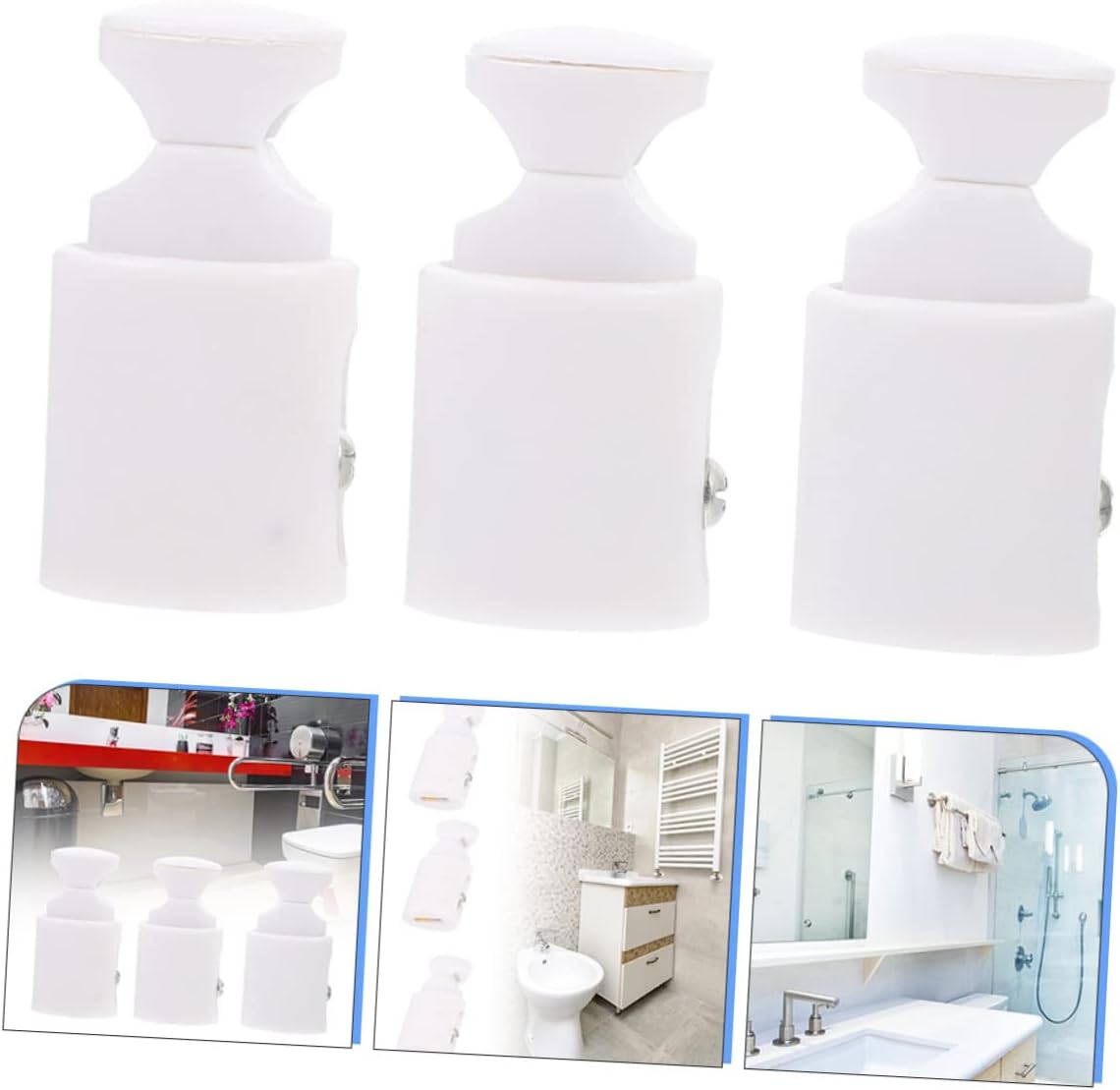 Levemolo 3pcs Space-Saving Radiator Towel Hooks