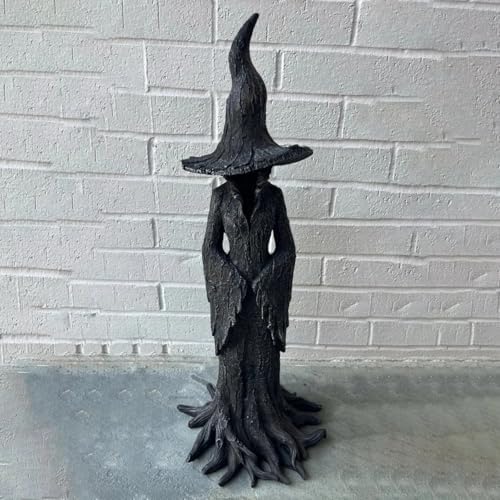 Halloween Witch Statue 118 Gothic Resin Figurine 1