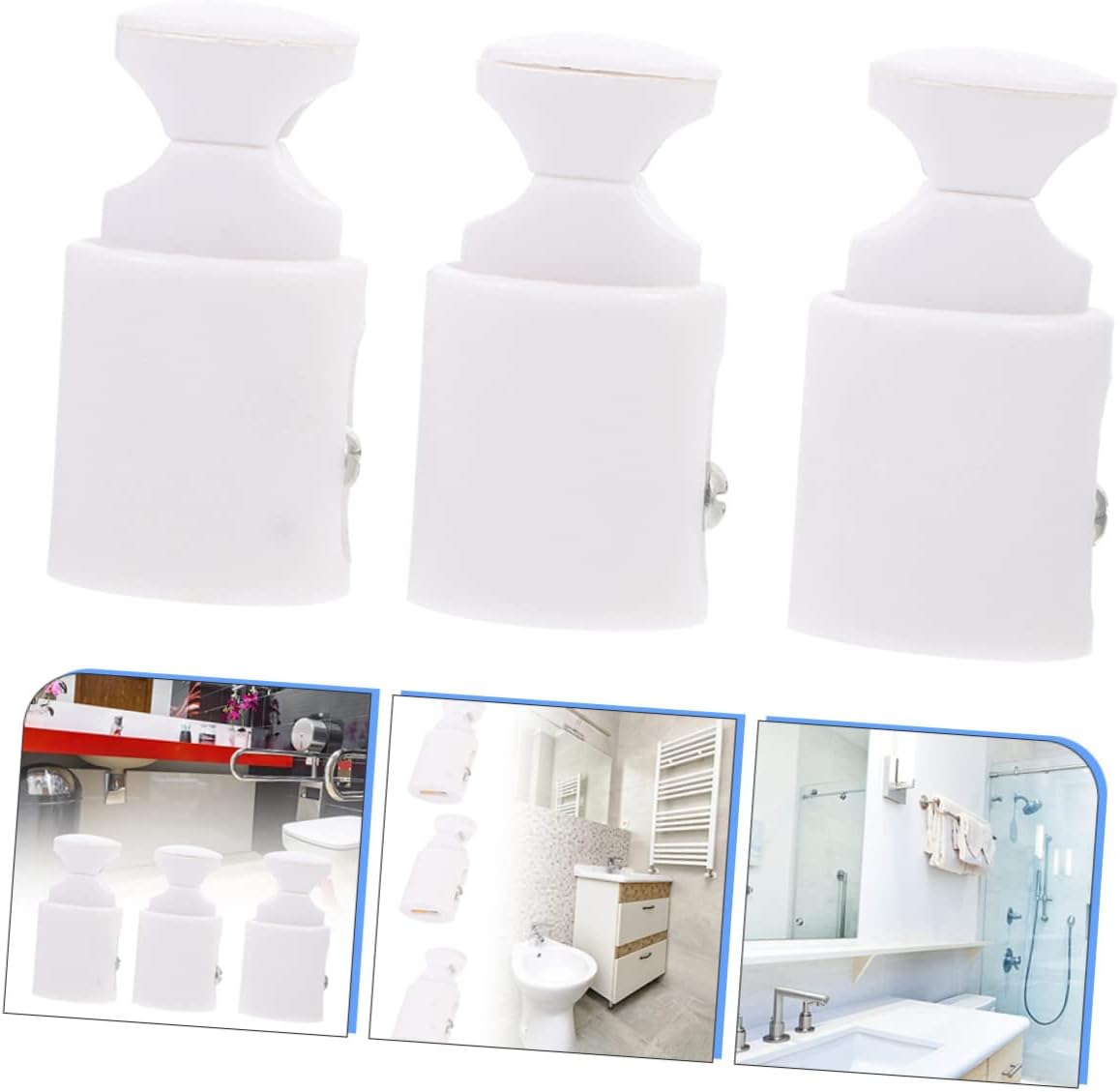 PRETYZOOM 3pc Space-Saving Radiator Hooks for Bathroom