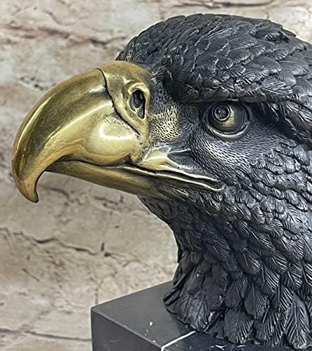 European Bronze Handmade American Bald Eagle Statue